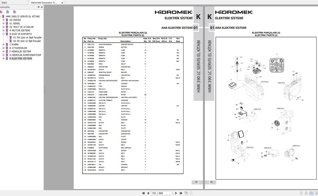 Hidromek Machinery Service Manual 2022 - 4