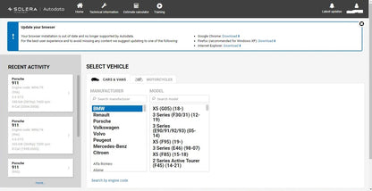 Autodata online for 1 year D and R kit Eng 2025 - 2