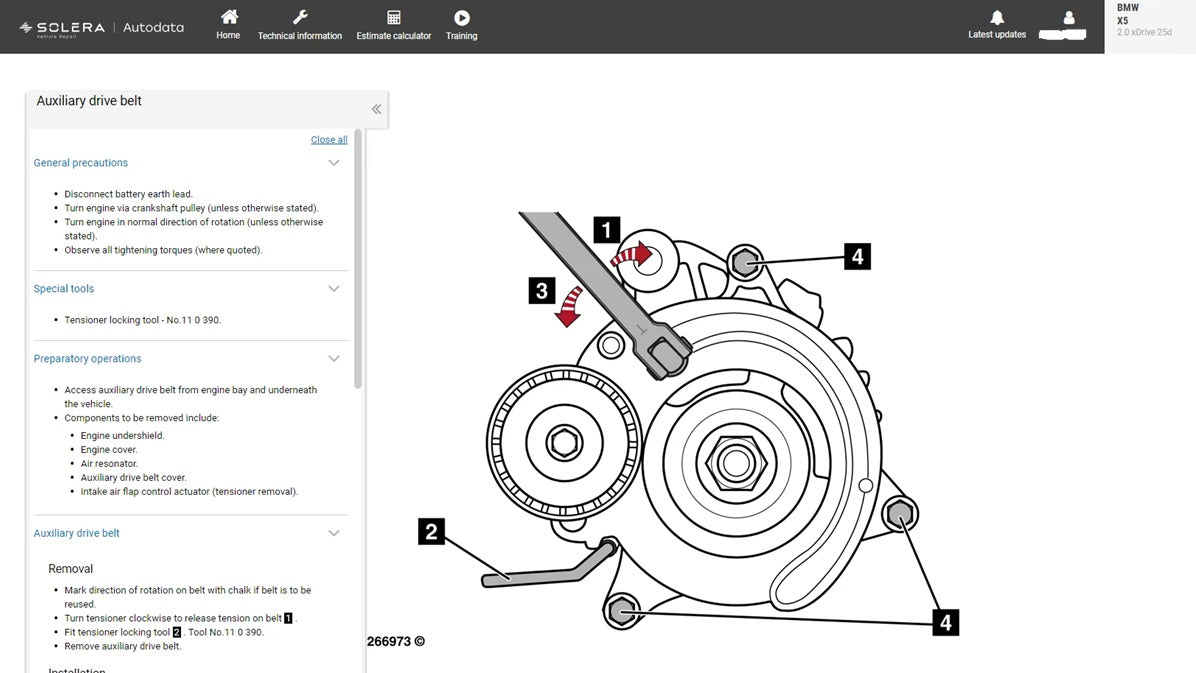 Autodata online for 1 year D and R kit Eng 2025 - 5