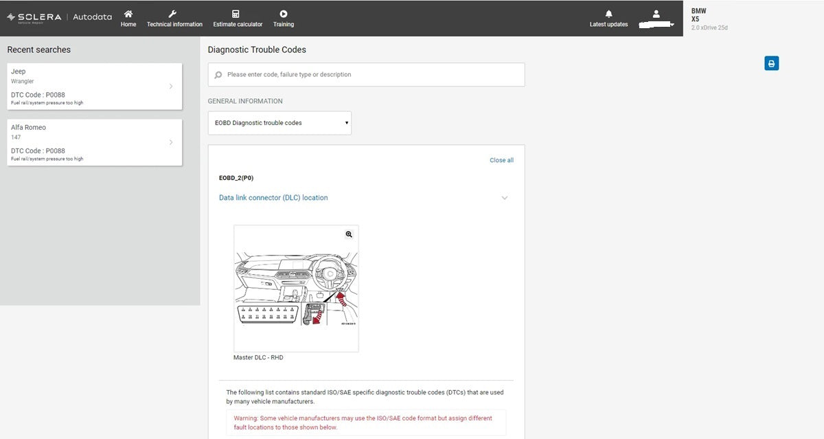 Autodata online for 1 year D and R kit Eng 2025 - 10