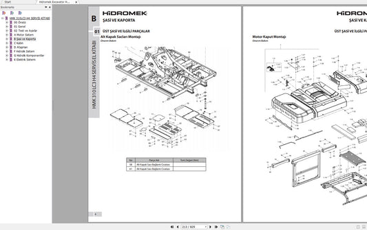 Hidromek Machinery Service Manual 2022 - 2