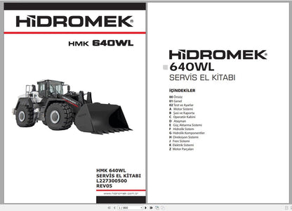 Hidromek Machinery Service Manual 2022 - 3