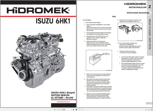 Hidromek Machinery Service Manual 2024 - 2